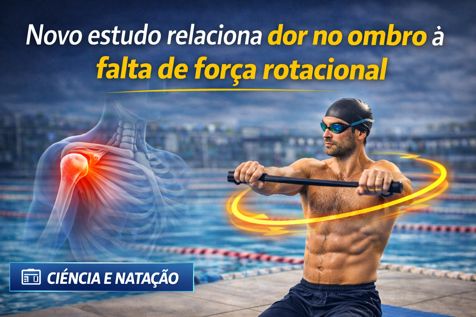 Novo estudo relaciona dor no ombro à falta de força rotacional